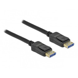 Buy Delock DisplayPort 2.0 Cable 10K 60Hz 54Gbps ABS Housing 3m - Black in Cyprus, Nicosia, Limassol, Larnaka, Pafos