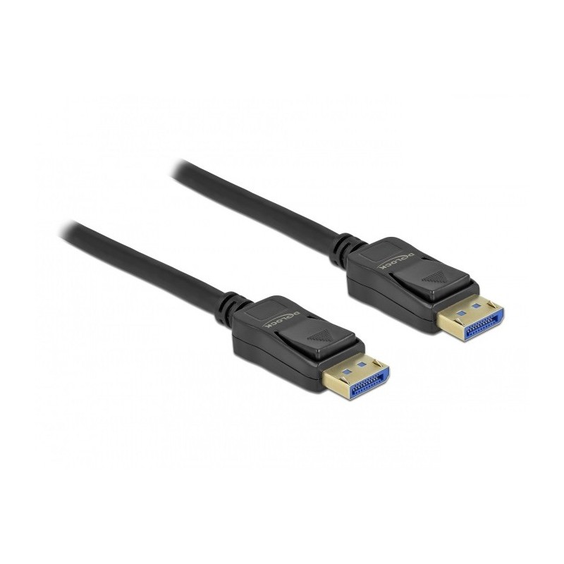 Buy Delock DisplayPort 2.0 Cable 10K 60Hz 54Gbps ABS Housing 3m - Black in Cyprus, Nicosia, Limassol, Larnaka, Pafos