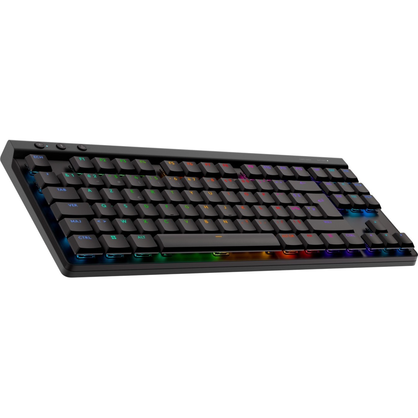 Logitech G515 LIGHTSPEED TKL - G515 - Black (FR) - AZERTY, Wireless, Mechanical, 2.4 GHz + Bluetooth