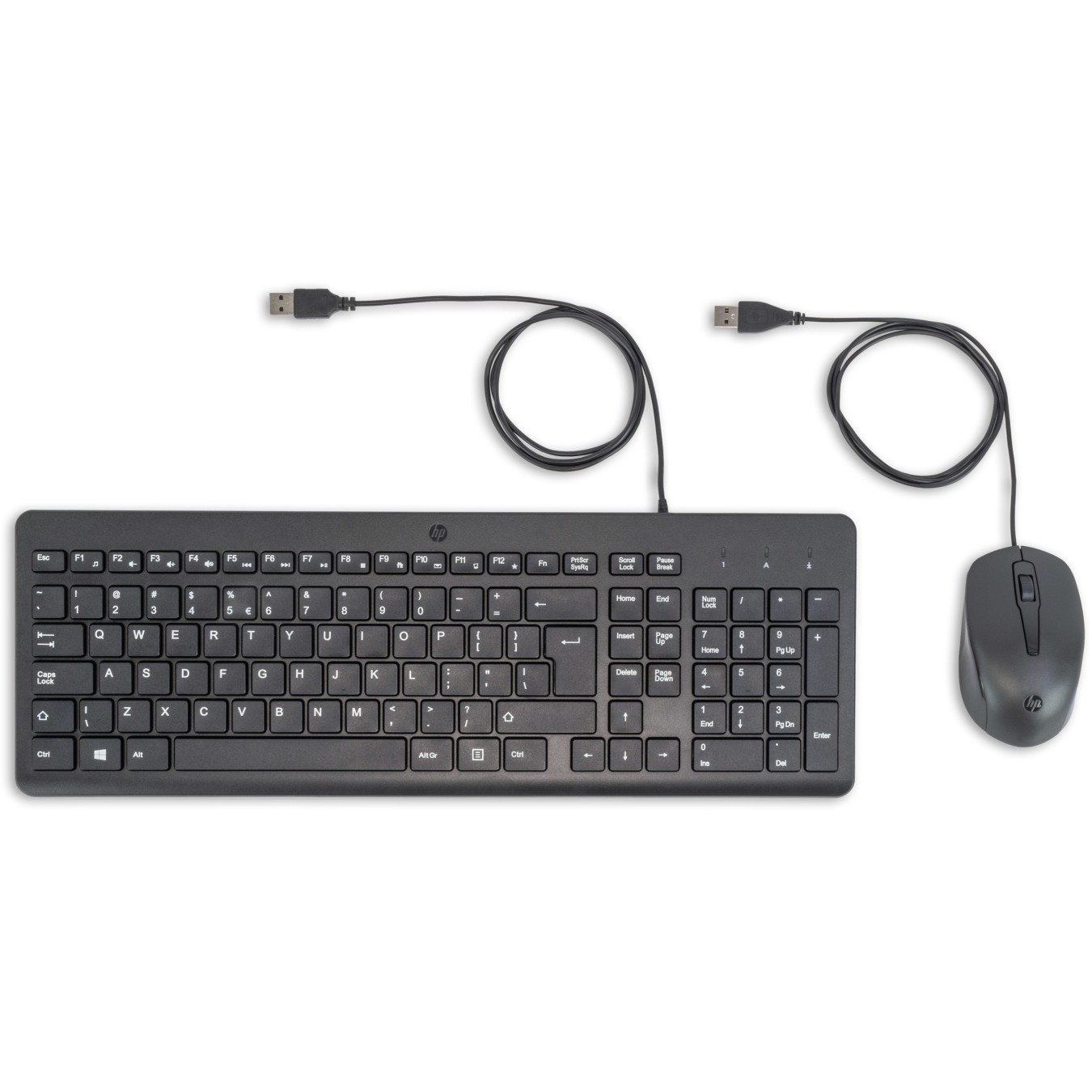 HP 150 Wired Mouse and Keyboard - Black, USB Membrane Keyboard, QWERTY, 2pc Bundle — Buy in Cyprus with Fast Delivery — Armenius