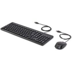 Buy HP 150 Wired Mouse and Keyboard - Black, USB Membrane Keyboard, QWERTY, 2pc ... in Cyprus, Nicosia, Limassol, Larnaka, Pafos