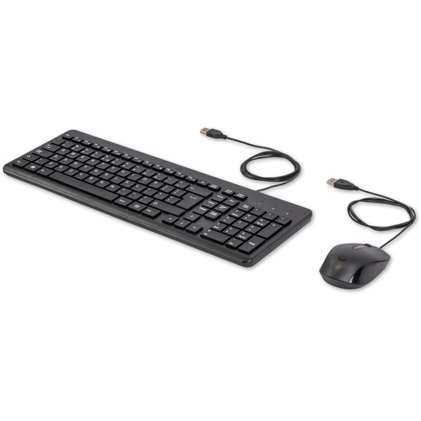 HP 150 Wired Mouse and Keyboard - Black, USB Membrane Keyboard, QWERTY, 2pc Bundle — Buy in Cyprus with Fast Delivery — Armenius