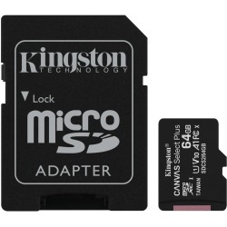 Buy Kingston Canvas Select Plus microSDXC 64GB - Black - 100 MB/s UHS-I Class 10... in Cyprus, Nicosia, Limassol, Larnaka, Pafos