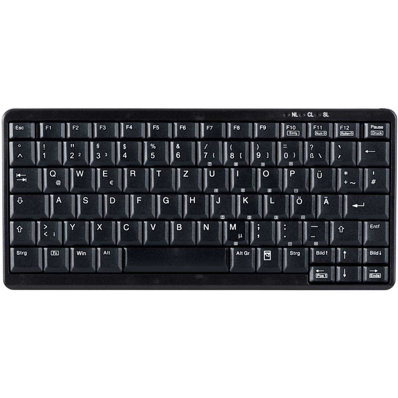 CHERRY Active Key Industry 4.0 Mini Notebook Style Keyboard - AK-4100-U - Black — Buy in Cyprus with Fast Delivery