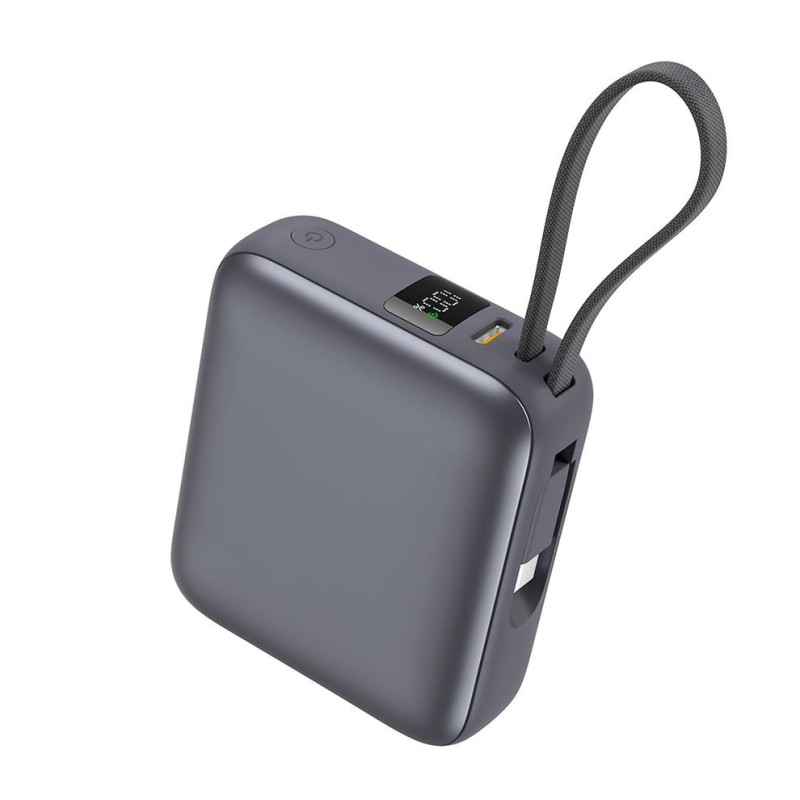 Buy QCY PB10C Grey 10000mAh 35W PD fast charge power bank - PB10C - Grey, 10000m... in Cyprus, Nicosia, Limassol, Larnaka, Pafos