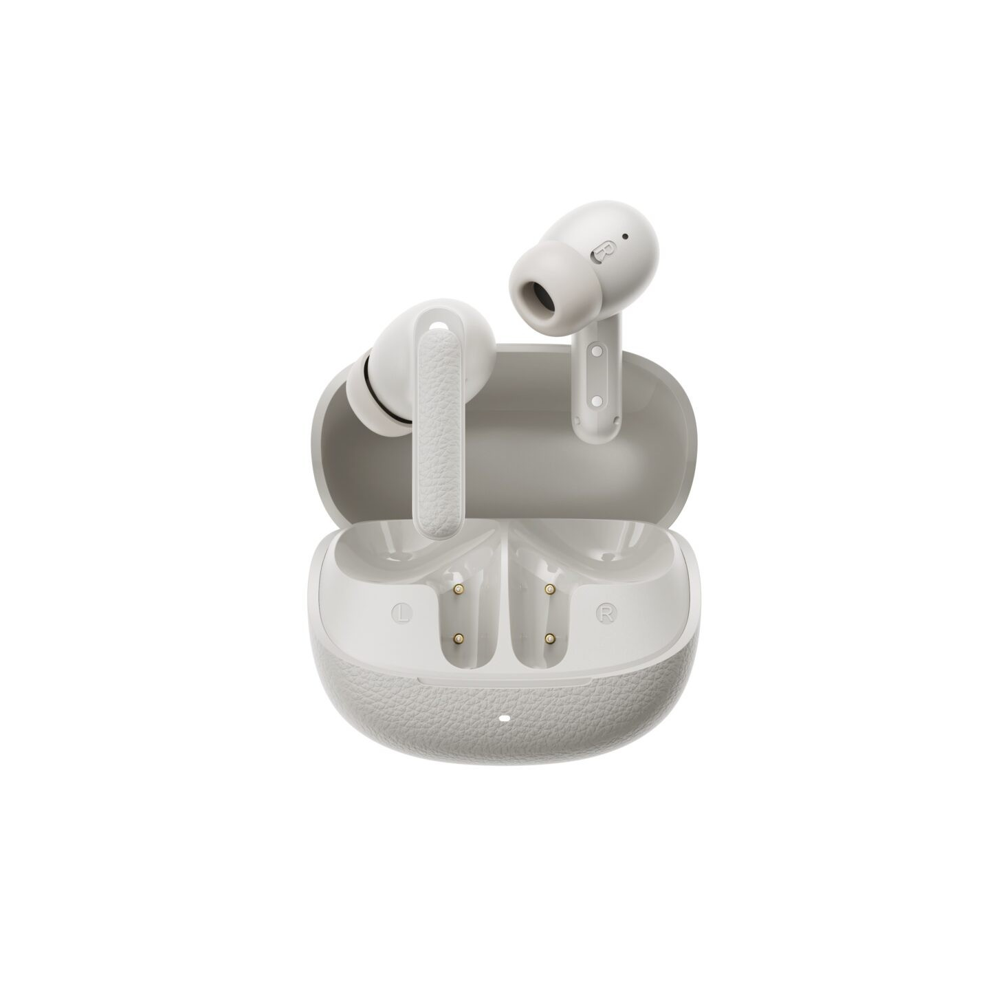 QCY Buds ANC Cream Grey - HT15 - 45dB ANC, TWS Earbuds, 35h Total Battery, 5-mic ENC — Buy in Cyprus with Fast Delivery