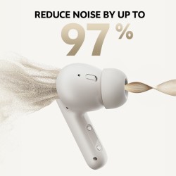 Buy QCY Buds ANC Cream Grey - HT15 - 45dB ANC, TWS Earbuds, 35h Total Battery, 5... in Cyprus, Nicosia, Limassol, Larnaka, Pafos