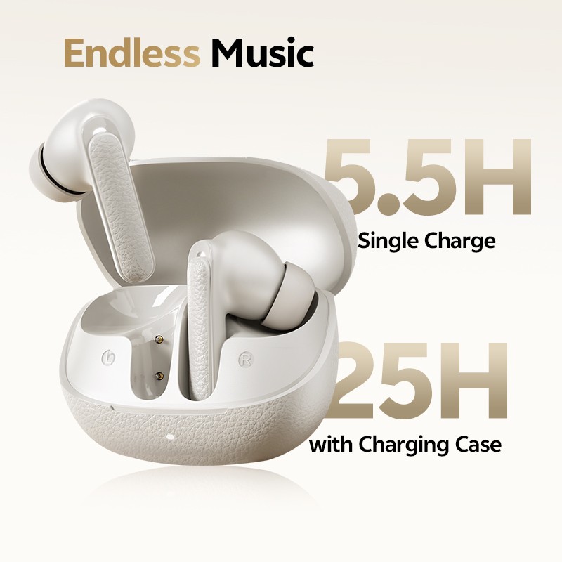 Buy QCY Buds ANC Cream Grey - HT15 - 45dB ANC, TWS Earbuds, 35h Total Battery, 5... in Cyprus, Nicosia, Limassol, Larnaka, Pafos