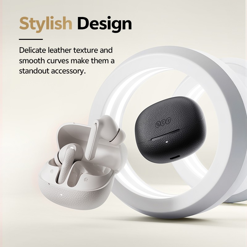 Buy QCY Buds ANC Cream Grey - HT15 - 45dB ANC, TWS Earbuds, 35h Total Battery, 5... in Cyprus, Nicosia, Limassol, Larnaka, Pafos