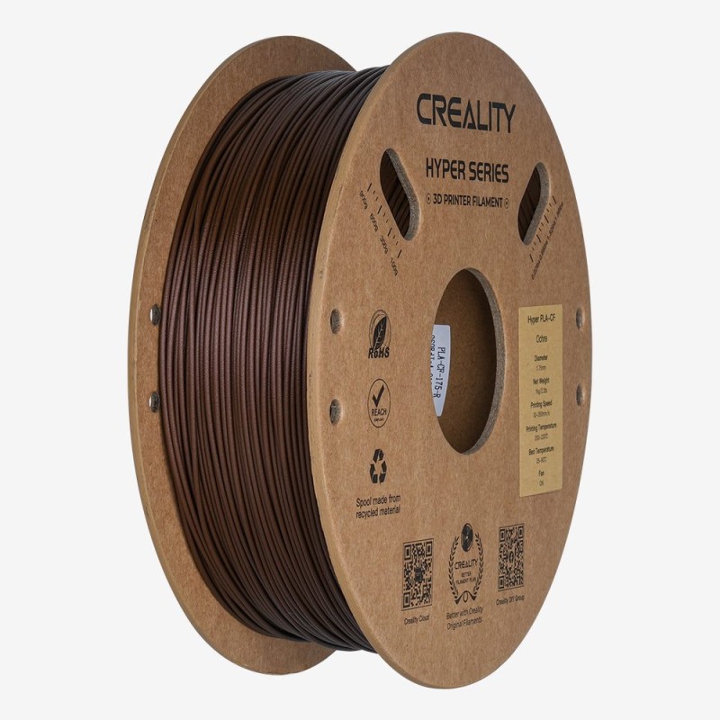 Buy Creality Hyper PLA-CF Ochre Carbon Fiber Filament - 1.75 mm - Ochre, 1 kg Spool in Cyprus, Nicosia, Limassol, Larnaka, Pafos