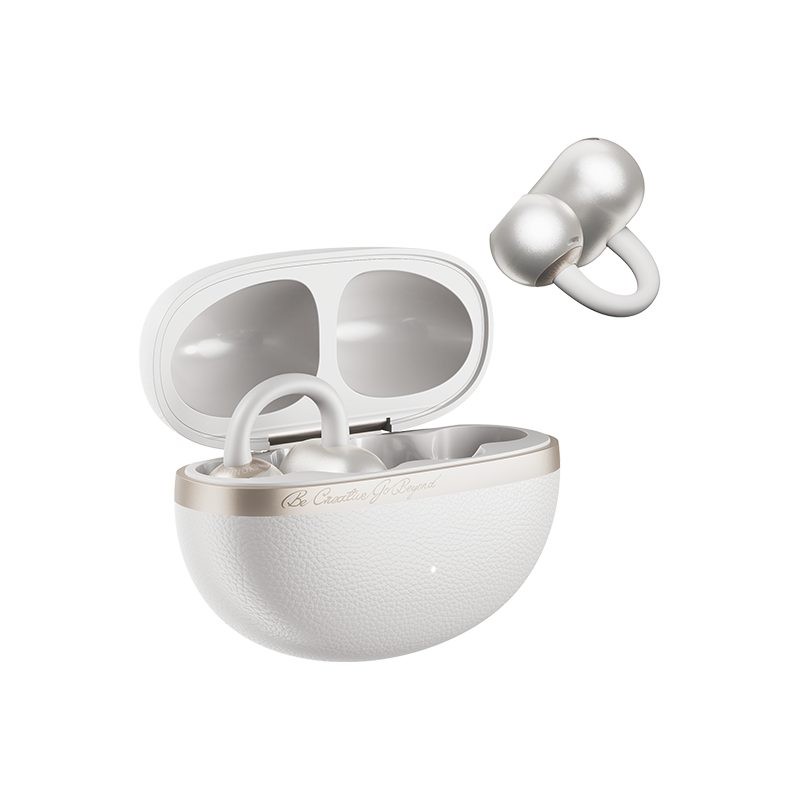 Buy QCY Crossky C50 White - CT06 - Open Ear Earclip, BT 6.0, IPX5 waterproof, 35h in Cyprus, Nicosia, Limassol, Larnaka, Pafos