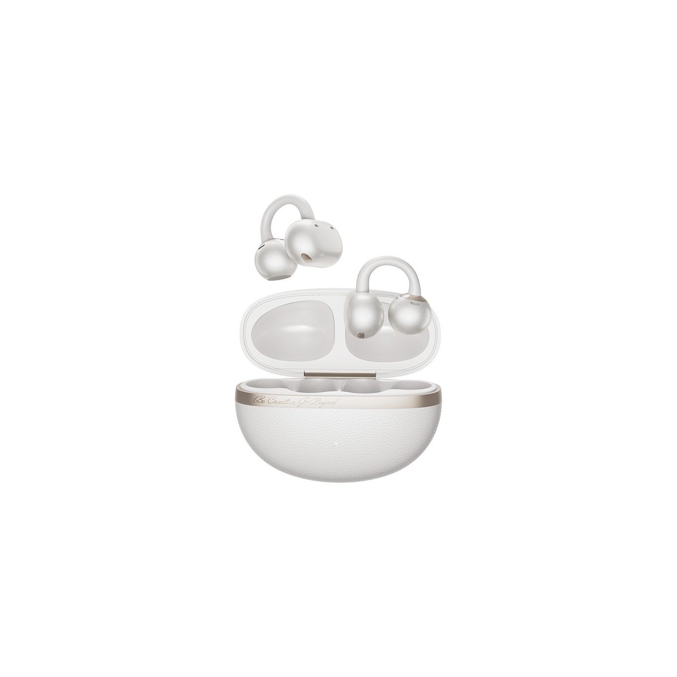 QCY Crossky C50 White - CT06 - Open Ear Earclip, BT 6.0, IPX5 waterproof, 35h — Buy in Cyprus with Fast Delivery