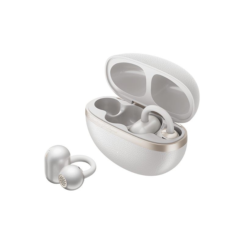 Buy QCY Crossky C50 White - CT06 - Open Ear Earclip, BT 6.0, IPX5 waterproof, 35h in Cyprus, Nicosia, Limassol, Larnaka, Pafos