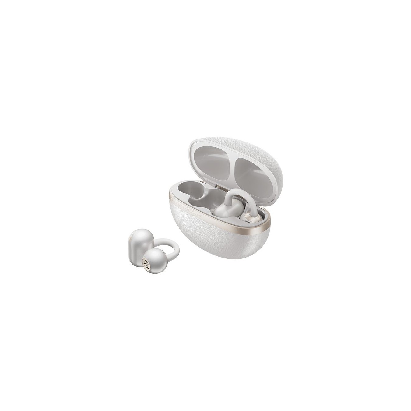 QCY Crossky C50 White - CT06 - Open Ear Earclip, BT 6.0, IPX5 waterproof, 35h — Buy in Cyprus with Fast Delivery