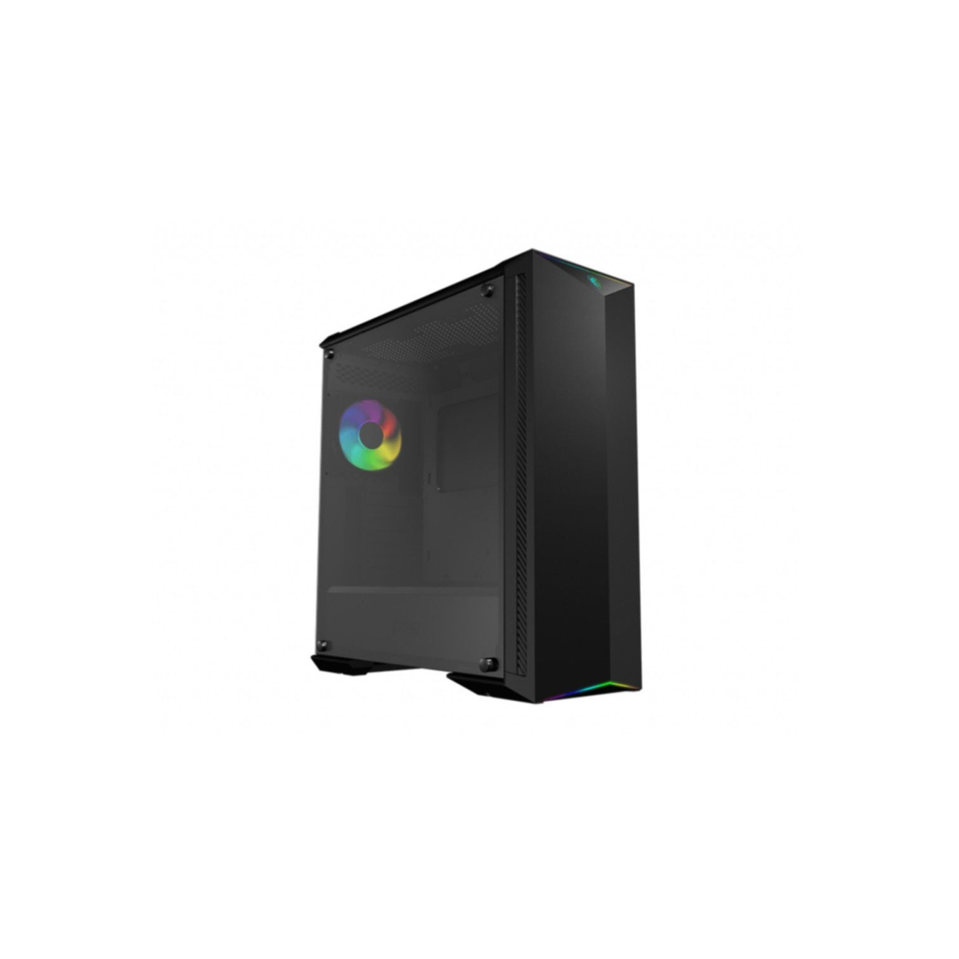 MSI MPG GUNGNIR 100 - Mid Tower Gaming PC Case - Black, Tempered Glass, ARGB Fans, E-ATX/ATX Compatible