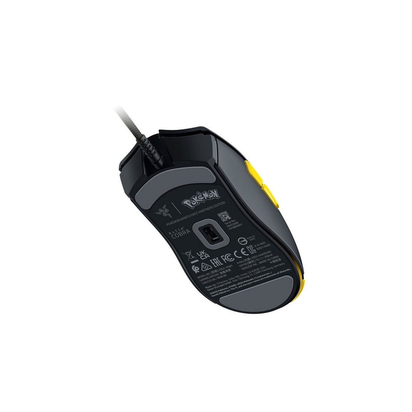 Razer Cobra - Pokemon Kanto Starters Ed. - 58g Lightweight Wired Gaming Mouse, 8500 DPI, Underglow RGB