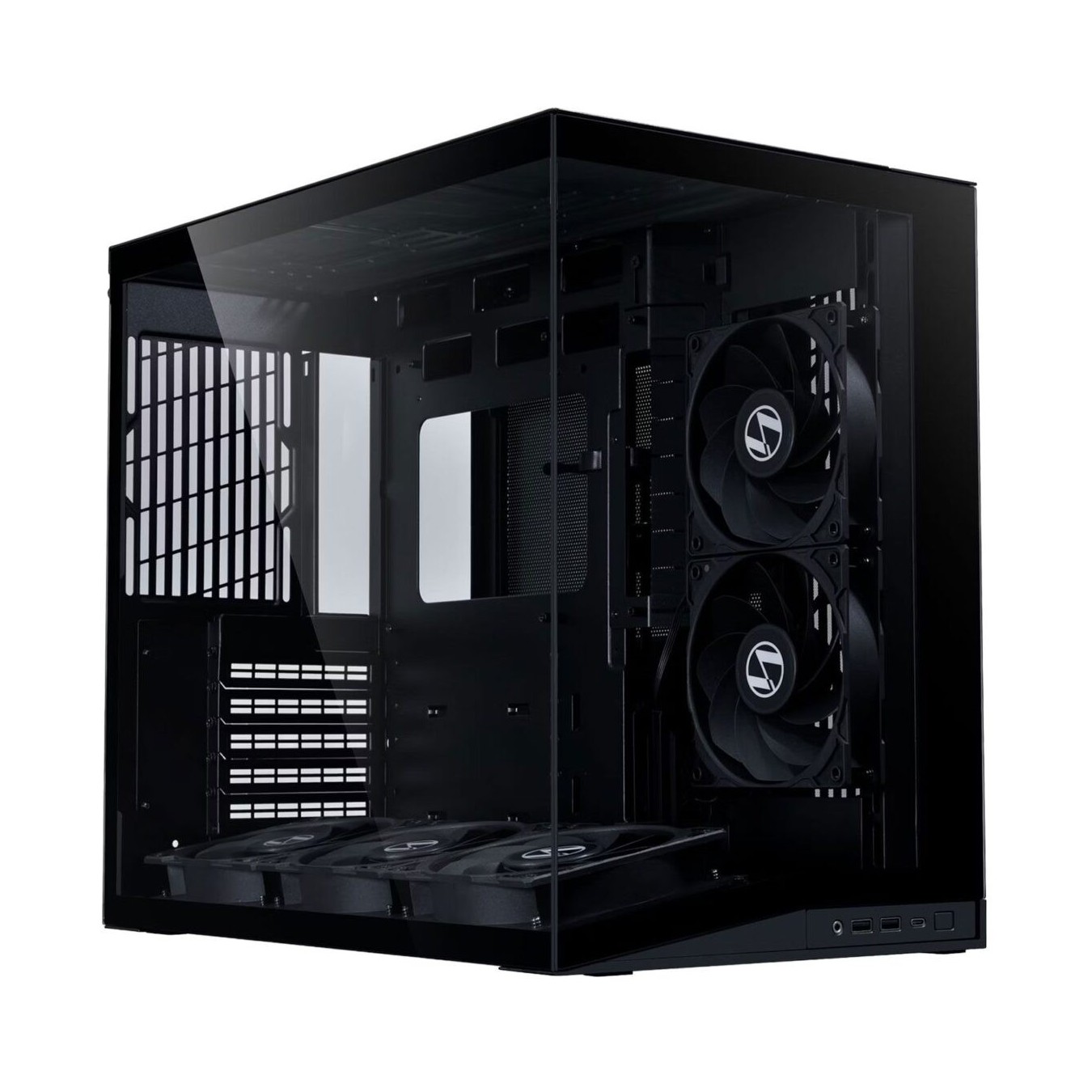 Lian Li O11D Mini V2 Flow Black - O11D Mini V2 - ATX PC Gaming Case with 5 Preinstalled Fans
