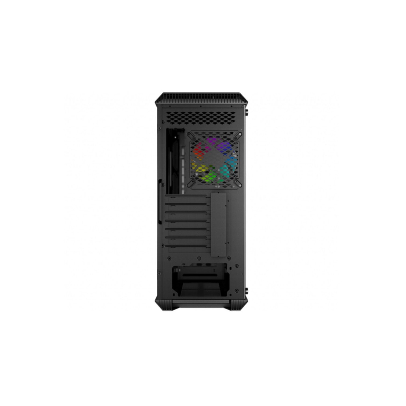 MSI MPG GUNGNIR 100 - Mid Tower Gaming PC Case - Black, Tempered Glass, ARGB Fans, E-ATX/ATX Compatible