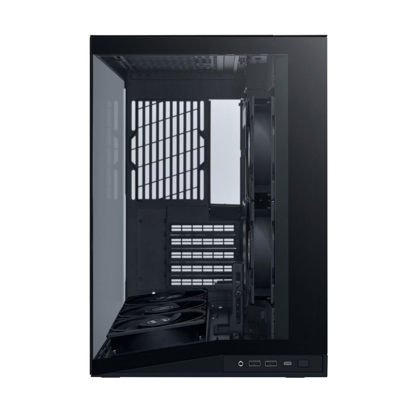 Lian Li O11D Mini V2 Flow Black - O11D Mini V2 - ATX PC Gaming Case with 5 Preinstalled Fans