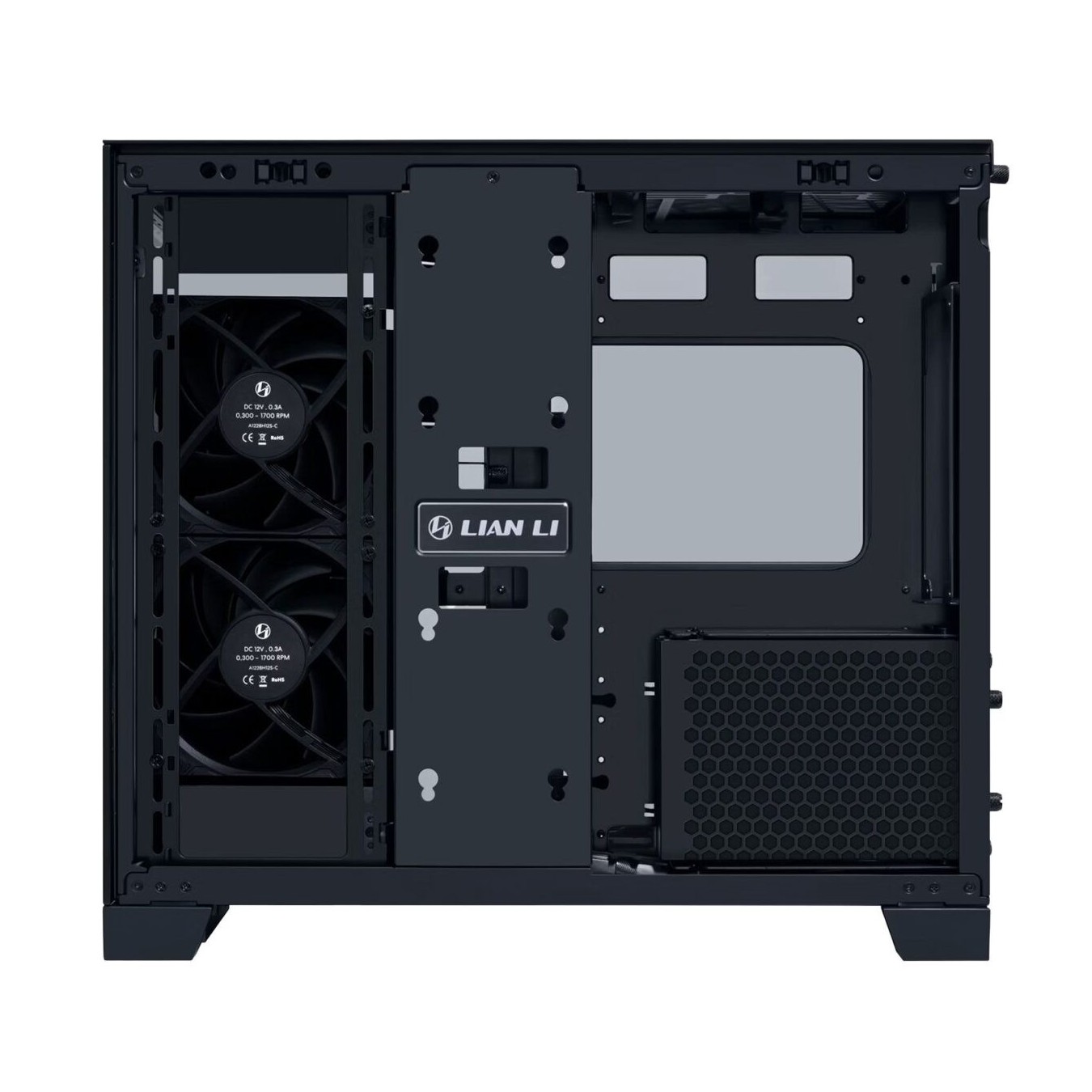 Lian Li O11D Mini V2 Flow Black - O11D Mini V2 - ATX PC Gaming Case with 5 Preinstalled Fans