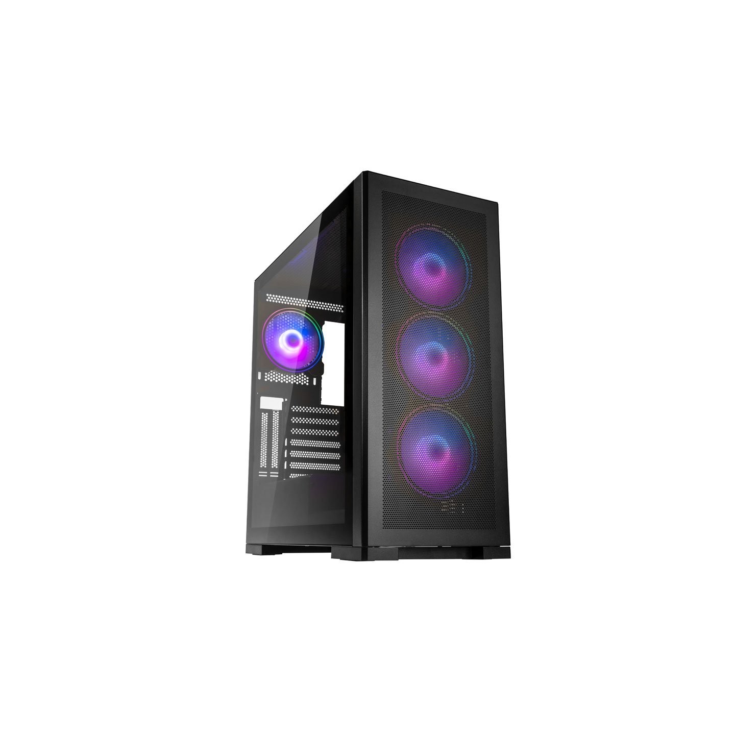 Kolink Unity Meshbay ARGB Midi ATX Tower Case - Black, 400mm GPU, 4 ARGB Fans (Boxed) — Buy in Cyprus with Fast Delivery