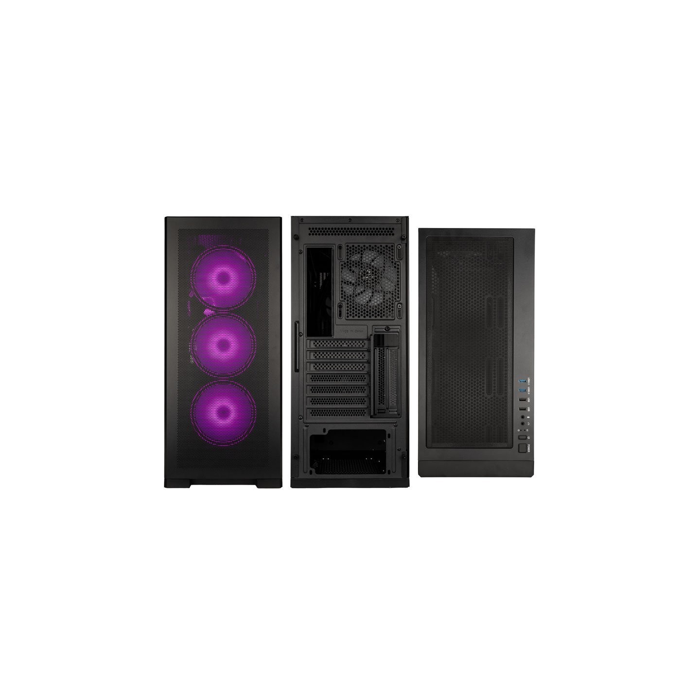 Kolink Unity Meshbay ARGB Midi ATX Tower Case - Black, 400mm GPU, 4 ARGB Fans (Boxed) — Buy in Cyprus with Fast Delivery