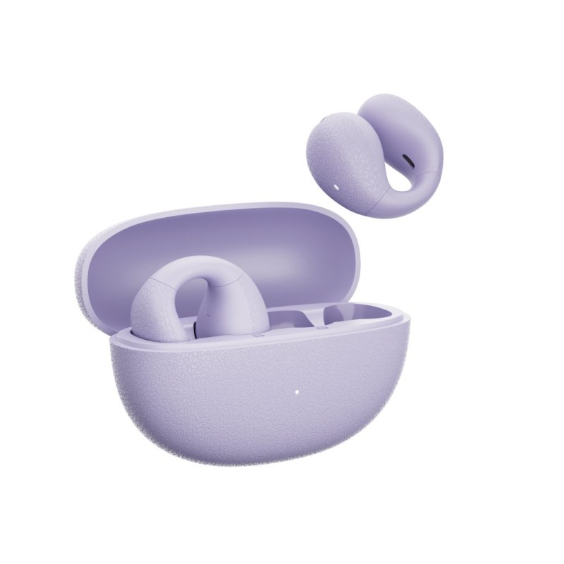 Buy QCY Crossky - C10 - Purple Open Ear TPU Earclip, IPX5, BT 5.4, 30h Earbuds in Cyprus, Nicosia, Limassol, Larnaka, Pafos