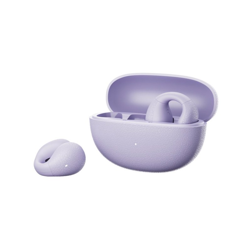 Buy QCY Crossky - C10 - Purple Open Ear TPU Earclip, IPX5, BT 5.4, 30h Earbuds in Cyprus, Nicosia, Limassol, Larnaka, Pafos