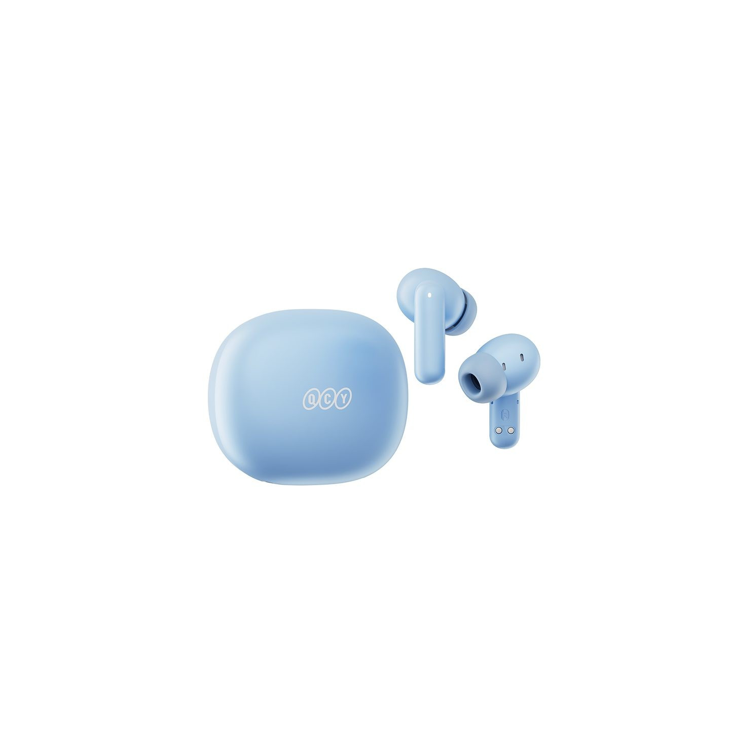 QCY Melobuds N30 (HT16) ANC Light Blue - TWS Earbuds with SBC/AAC, IPX4, Natural Transparency Mode & AI