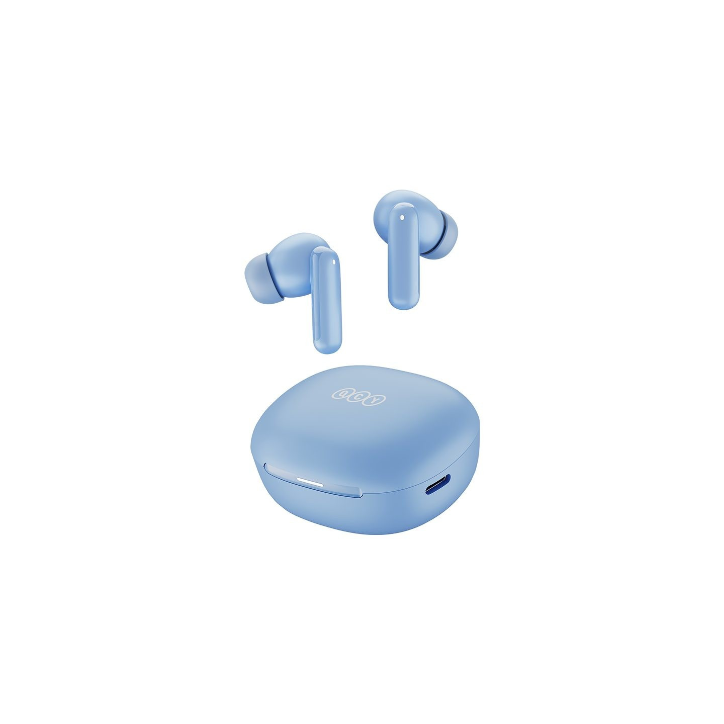 QCY Melobuds N30 (HT16) ANC Light Blue - TWS Earbuds with SBC/AAC, IPX4, Natural Transparency Mode & AI