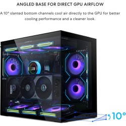 Buy Lian Li O11D Mini V2 BLACK - O11D Mini V2 - ATX PC Gaming Case with Improved... in Cyprus, Nicosia, Limassol, Larnaka, Pafos