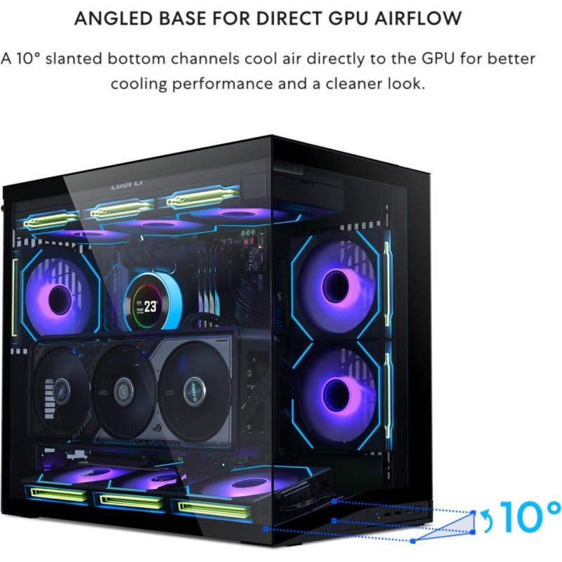 Buy Lian Li O11D Mini V2 BLACK - O11D Mini V2 - ATX PC Gaming Case with Improved... in Cyprus, Nicosia, Limassol, Larnaka, Pafos