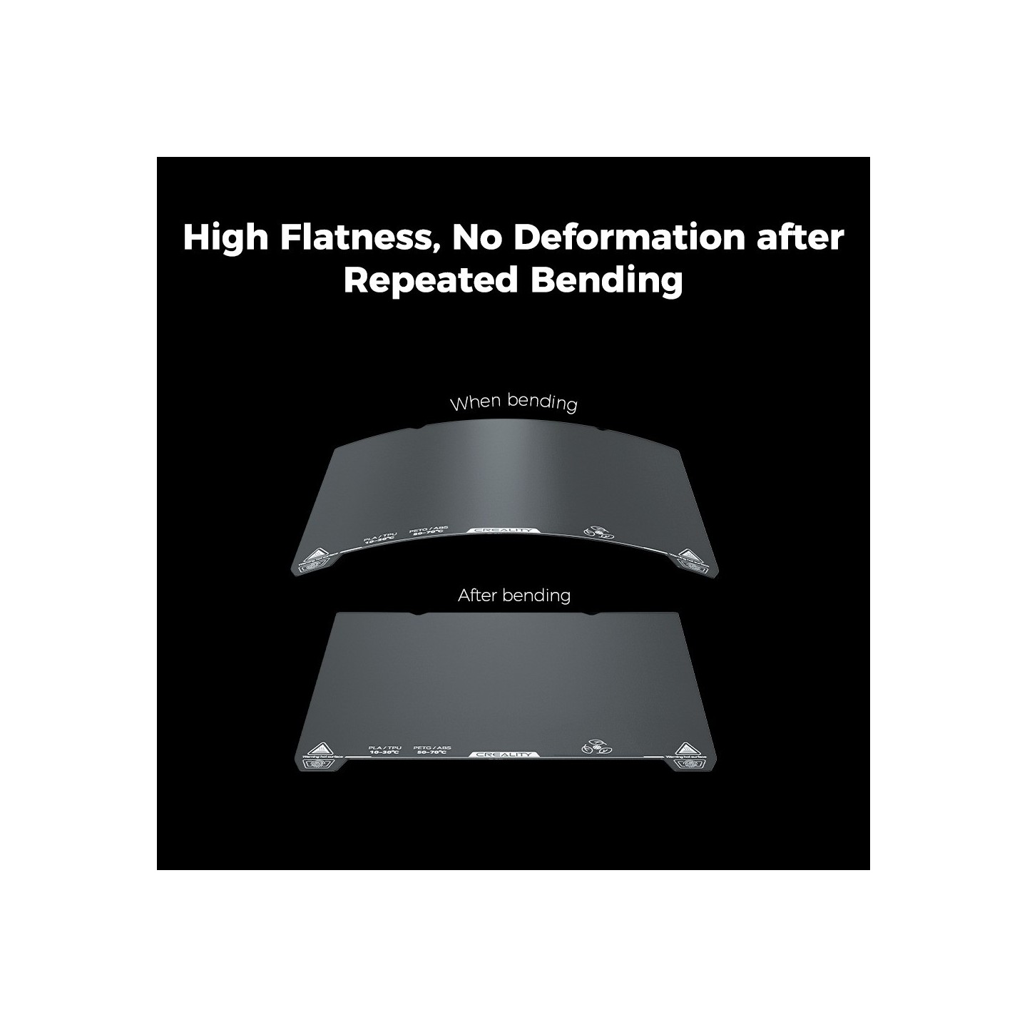 Creality Low Temperature Cold Printing Build-Plate - K2 Plus 370x370 - PEI-coated surface — Buy in Cyprus with Fast Delivery