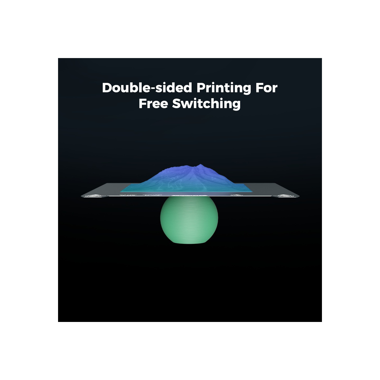 Creality Low Temperature Cold Printing Build-Plate - K2 Plus 370x370 - PEI-coated surface — Buy in Cyprus with Fast Delivery