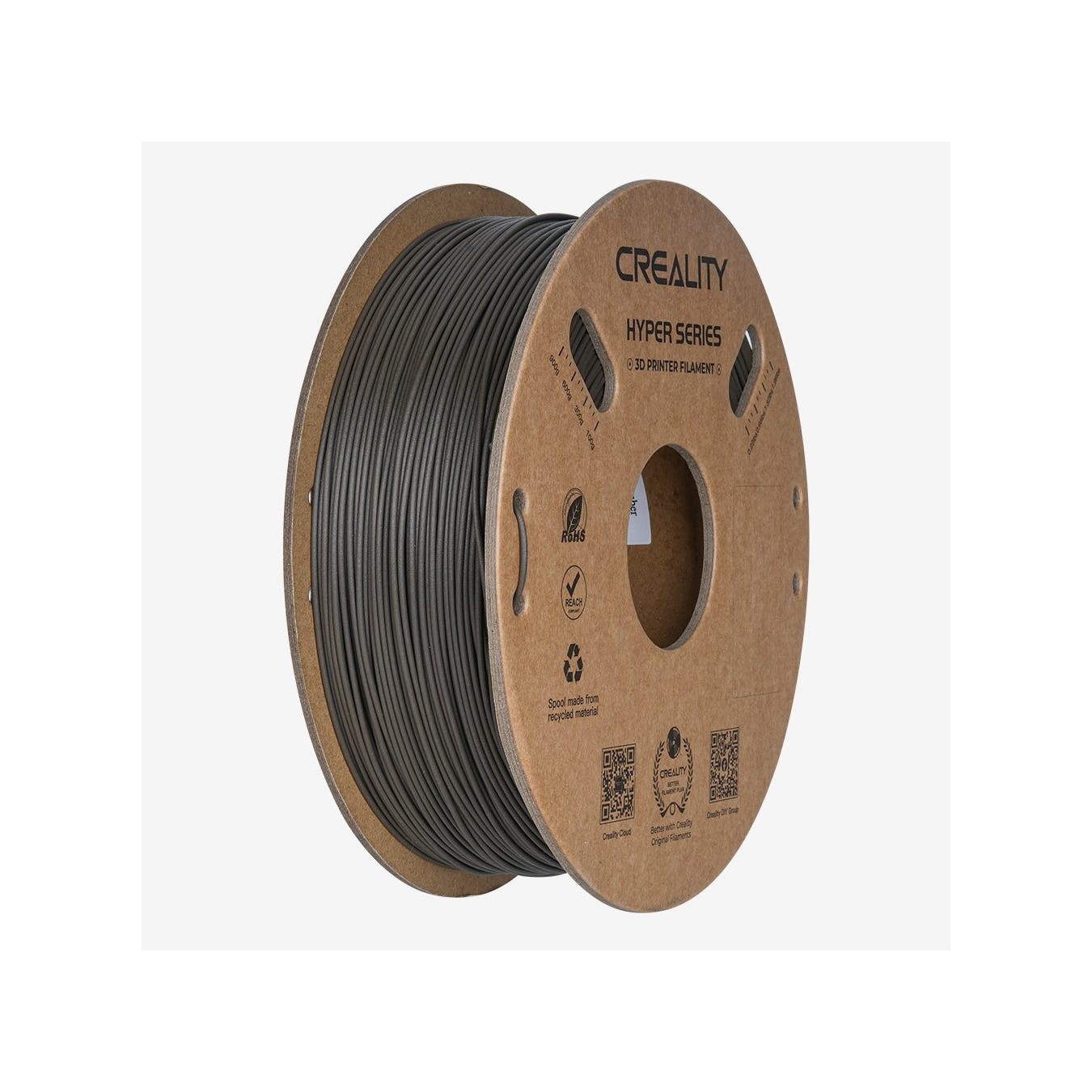 Creality Hyper PLA-CF Greyish Yellow Carbon Fiber Filament - 1 kg Spool, 1.75mm - High Strength
