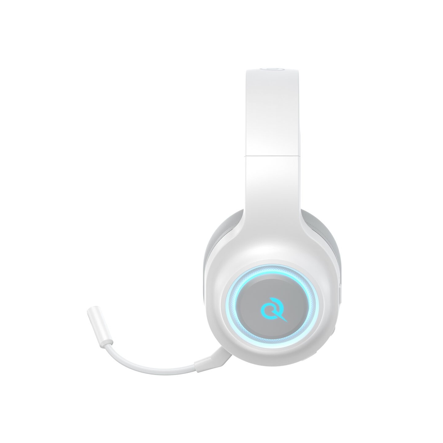QCY Heroad V200 Wireless Quad White RGB Gaming Headset - 2.4GHz/BT6.0 PS5/PC (Boxed) — Buy in Cyprus with Fast Delivery