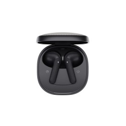 Buy QCY Air TWS Earbuds - Dark Grey - Quad Mic ENC, Multi-point, Leather Grain Case in Cyprus, Nicosia, Limassol, Larnaka, Pafos
