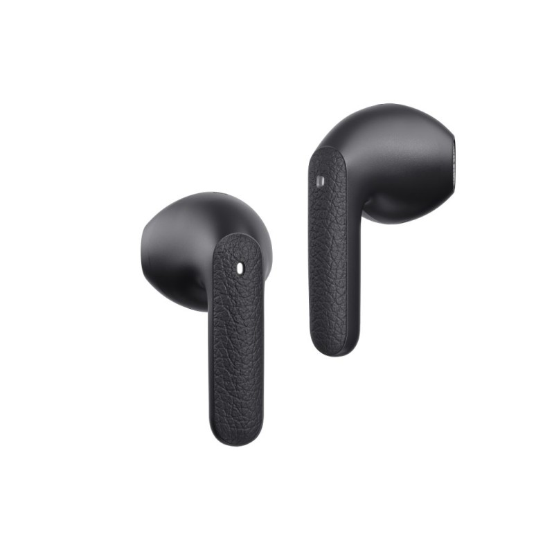 Buy QCY Air TWS Earbuds - Dark Grey - Quad Mic ENC, Multi-point, Leather Grain Case in Cyprus, Nicosia, Limassol, Larnaka, Pafos