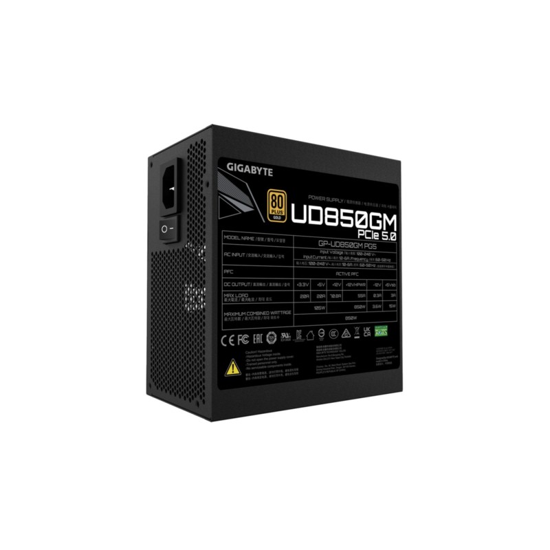 Buy Gigabyte GP-UD850GM PG5 2.0 - 850W 80 PLUS Gold Fully-Modular ATX Power Supp... in Cyprus, Nicosia, Limassol, Larnaka, Pafos