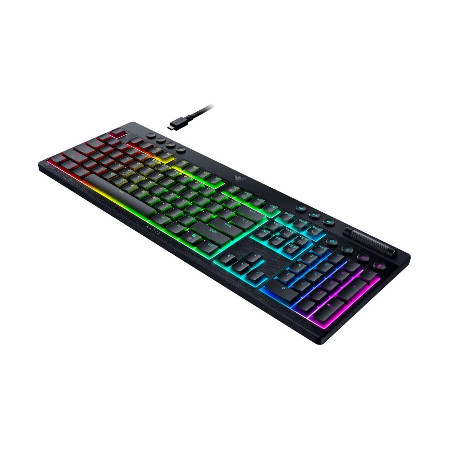 Razer BlackWidow V4 Low Profile HyperSpeed Wireless RGB Gaming Keyboard - Green Switch (Boxed)