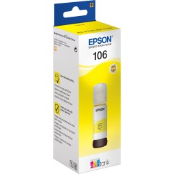 Buy Epson Ink - 1LB 106 EcoTank Yellow ink bottle in Cyprus, Nicosia, Limassol, Larnaka, Pafos