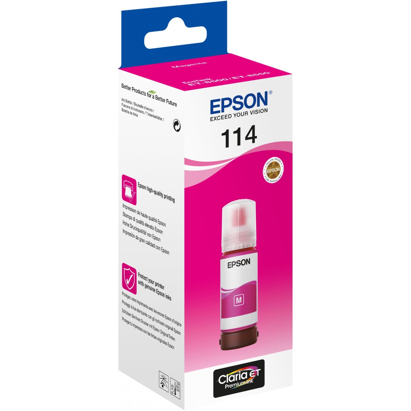 Epson Ink - C13T07B340 - Magenta Eco Tank Refill Ink 70ml — Buy in Cyprus with Fast Delivery