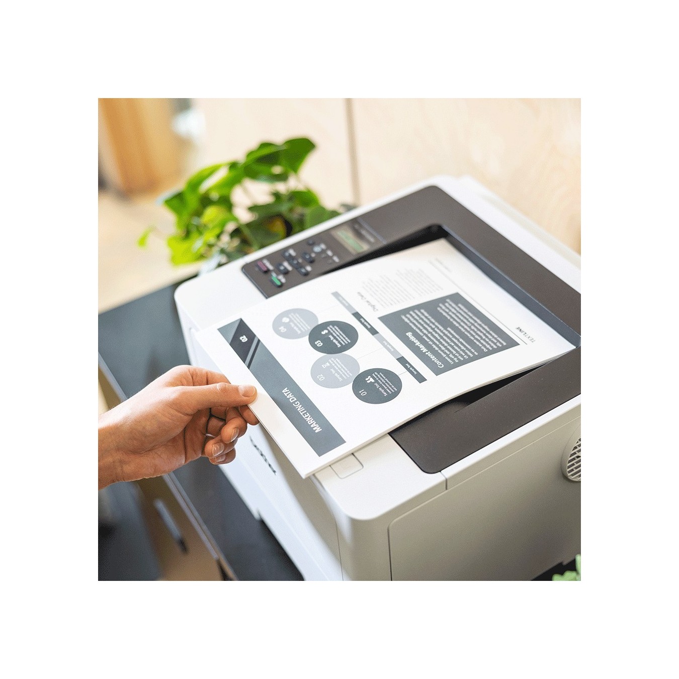 Brother Monochrome Laser - HL-L5210DWT - up to 48 ppm — Buy in Cyprus with Fast Delivery