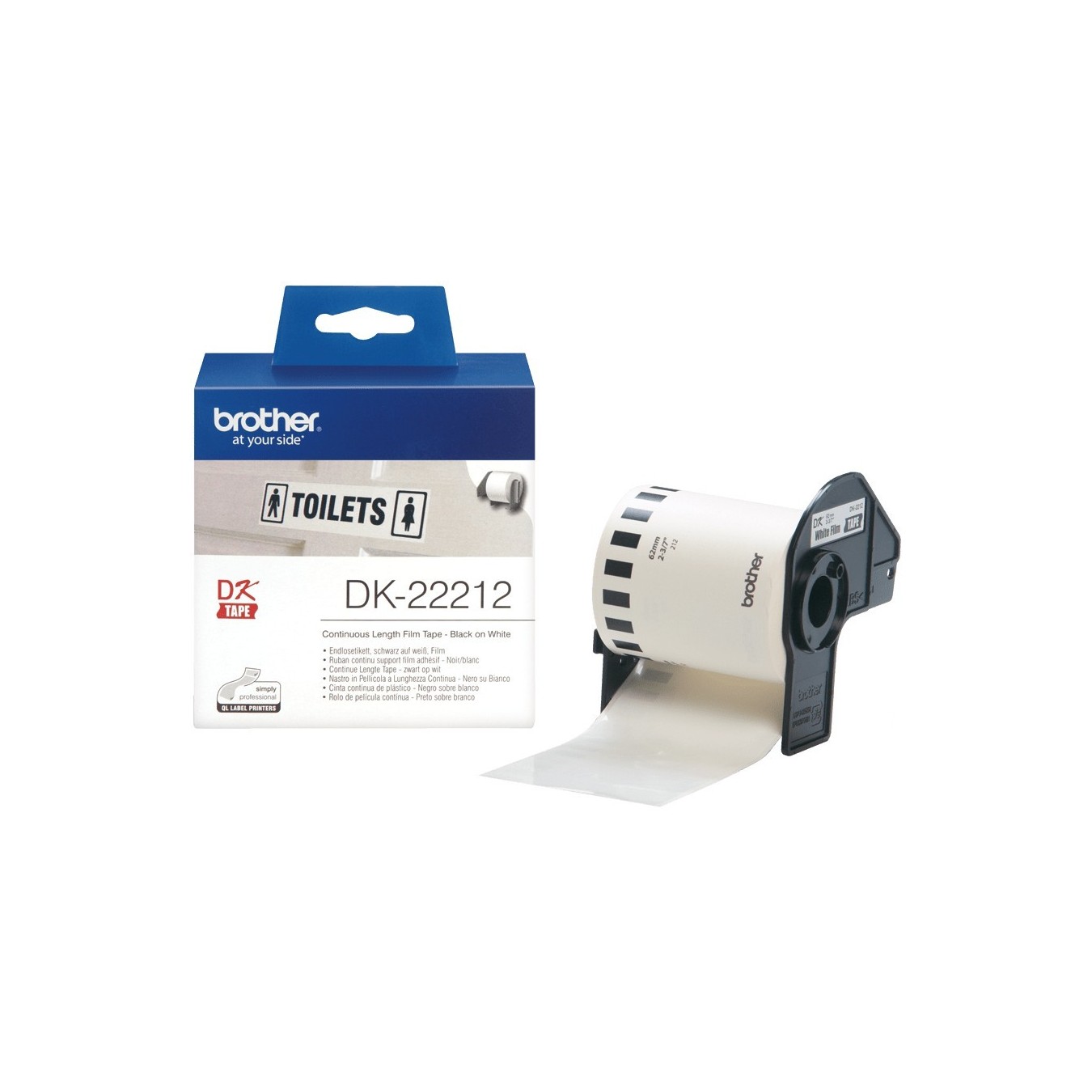 P-Touch Accessory Labels - DK-22212 — Buy in Cyprus with Fast Delivery