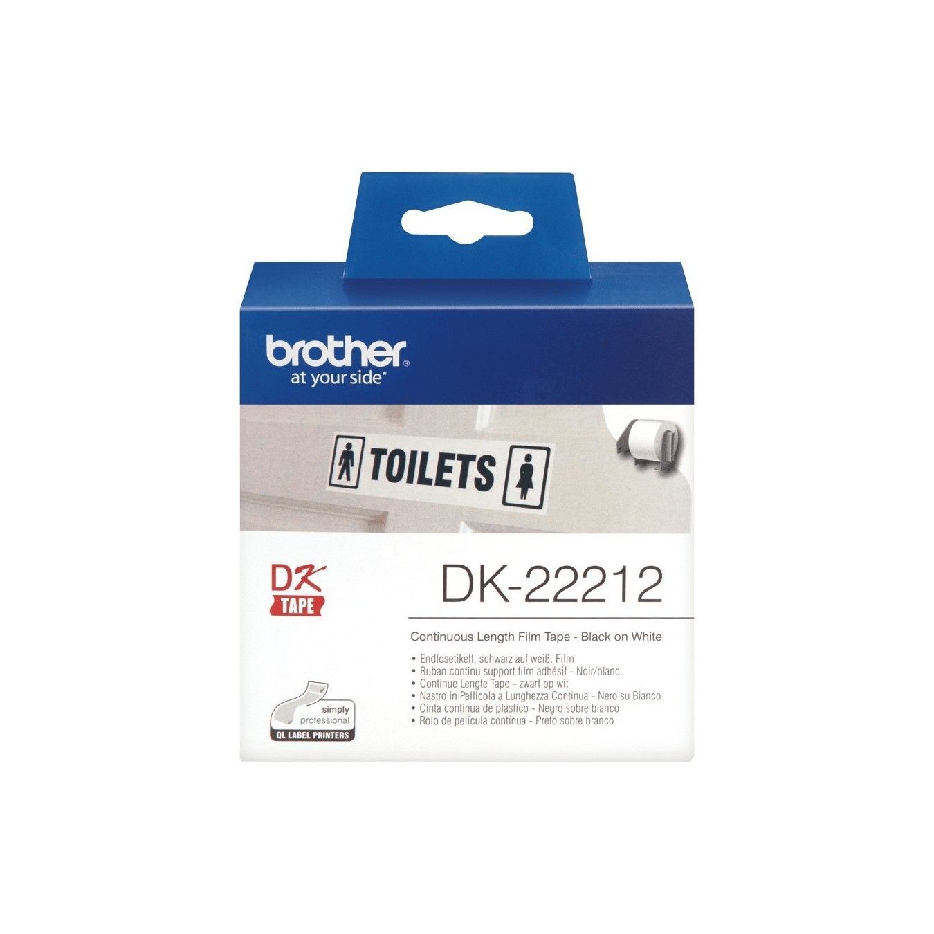 P-Touch Accessory Labels - DK-22212 — Buy in Cyprus with Fast Delivery