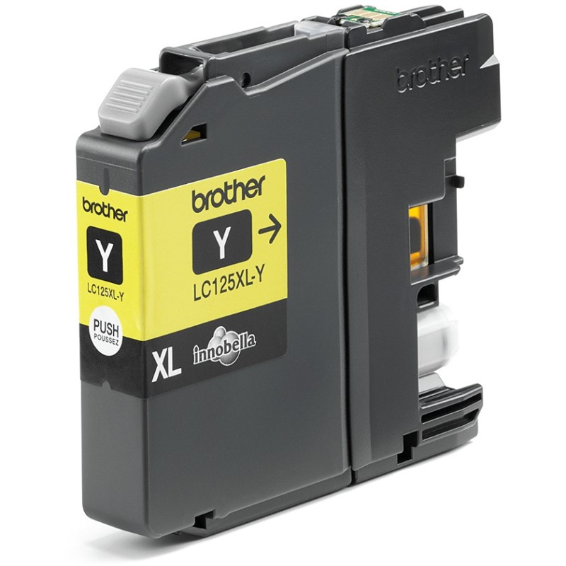 Buy Brother Ink Cartridge - LC-125XLY - Yellow up to 1,200 pages per ISO/IEC 24711 in Cyprus, Nicosia, Limassol, Larnaka, Pafos