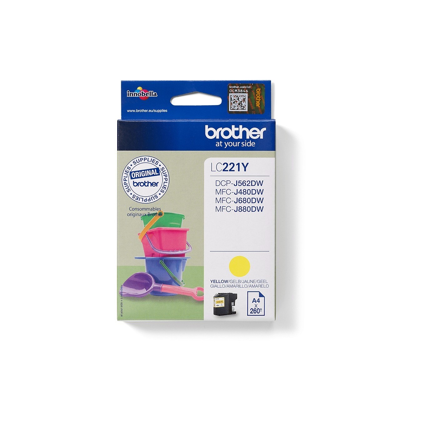 Brother - LC221Y - Yellow — Buy in Cyprus with Fast Delivery