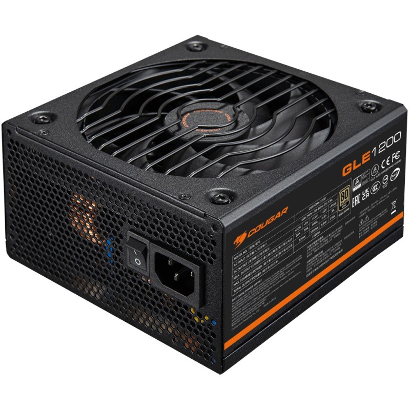 Buy COUGAR Power Supply - GLE 1200W - ATX3.1 80 Plus Gold in Cyprus, Nicosia, Limassol, Larnaka, Pafos