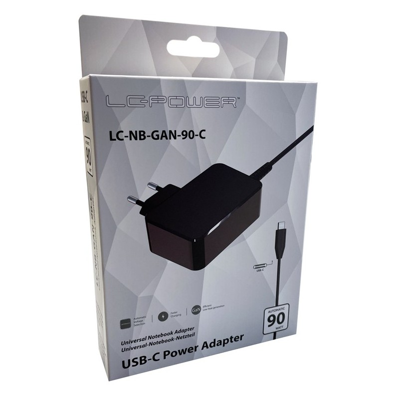 Buy LC-Power 90W USB-C - LC-NB-GAN-65-C - 90W USB-C in Cyprus, Nicosia, Limassol, Larnaka, Pafos