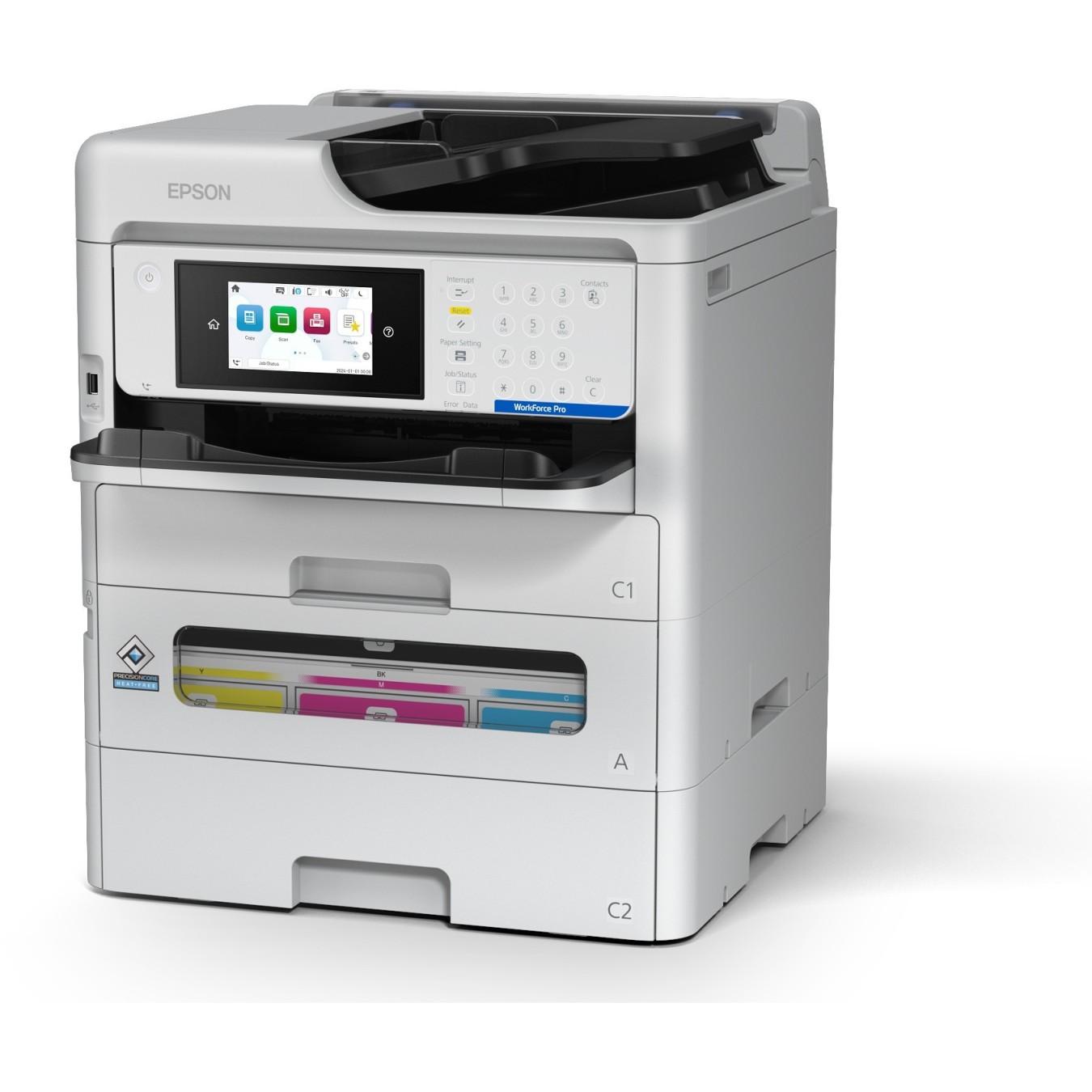 T Epson WorkForce Pro - EM-C800RDWF - Multifunction Printer - USB - LAN - Wi-Fi - 4800 x 1200 dpi - 25 ppm
